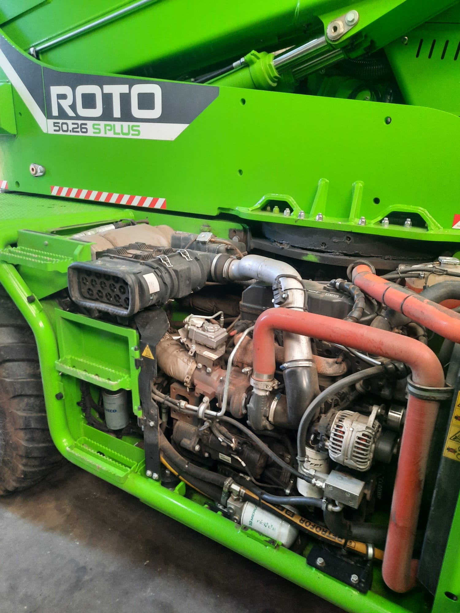 Reparatie koelvloeistoflekkage FPT-motor
